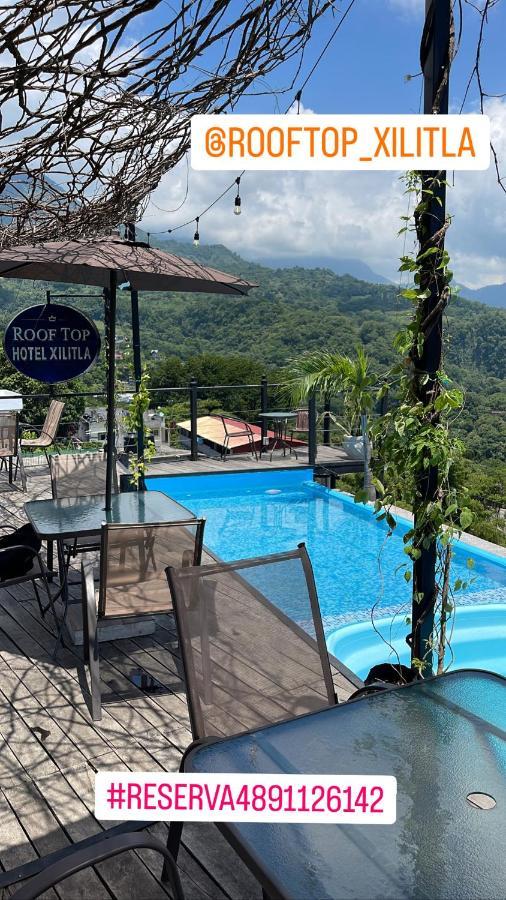 Roof Top Hotel Xilitla 希利特拉 外观 照片