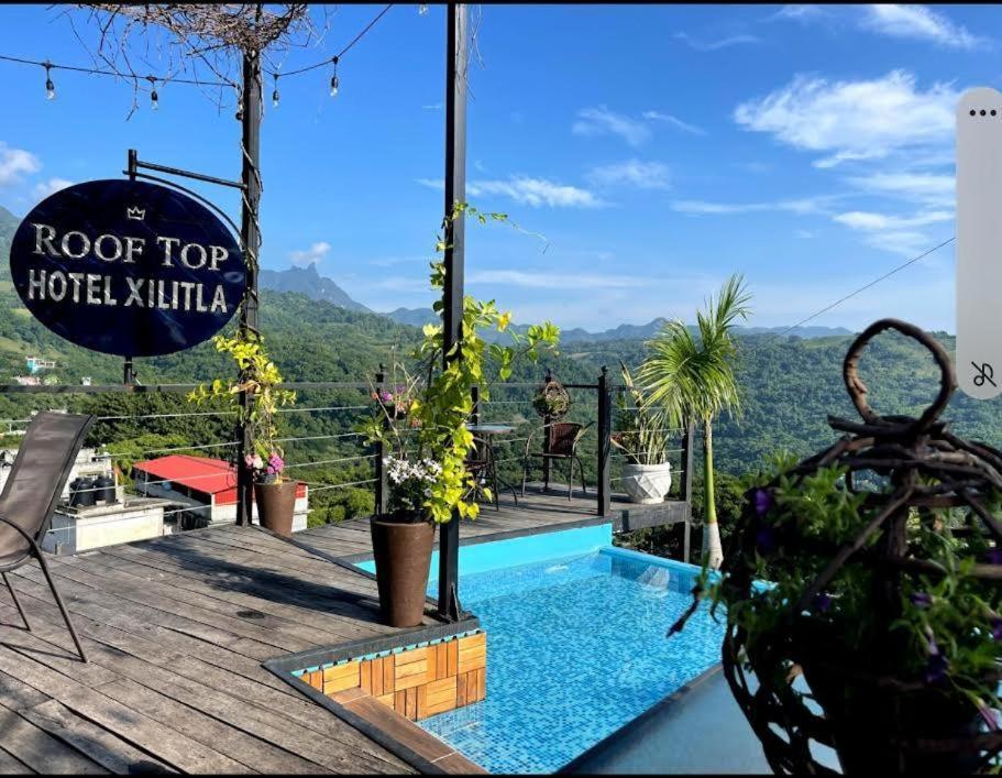 Roof Top Hotel Xilitla 希利特拉 外观 照片